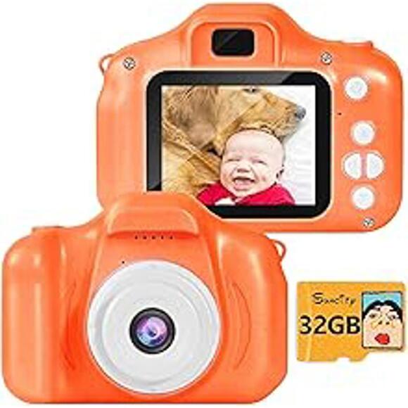 Kids Digital Camera Christmas Birthday Gifts for Boys Age 3-9 HD Digital Vid